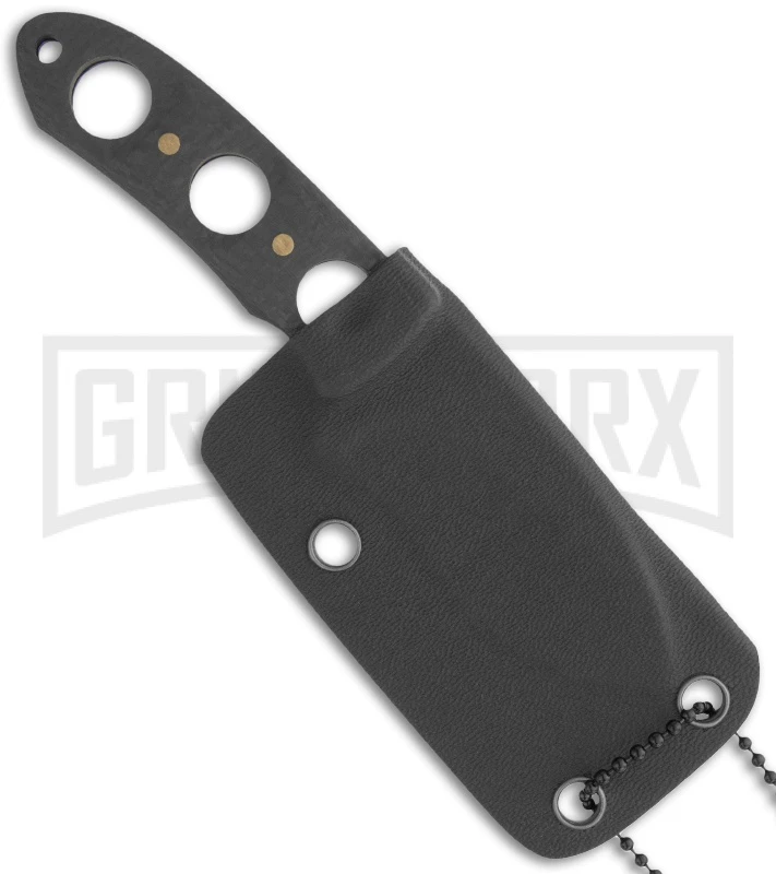 Boker Plus Fitz Carbon Fiber Neck Knife - Satin Plain 2 Boker Plus Fitz Carbon Fiber Neck Knife - Satin Plain - Image 2