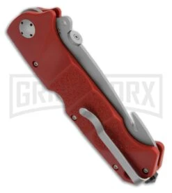 Boker Plus Jim Wagner Reality Based Blade Emergency - Bead Blast Plain -OTF Knives Shop boker plus jim wagner trainer red 01bo056 side large