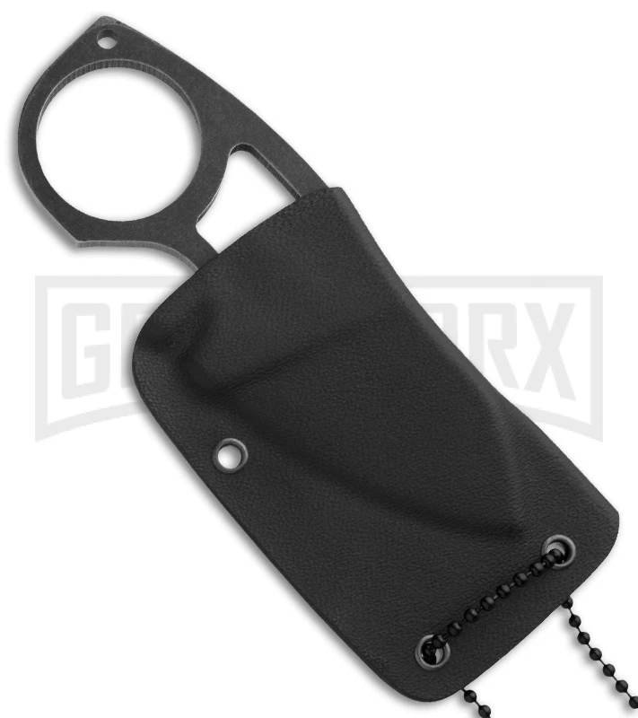 Boker Plus Magyar Fixed Blade Neck Knife - Stonewash Plain 2 Boker Plus Magyar Fixed Blade Neck Knife - Stonewash Plain - Image 2