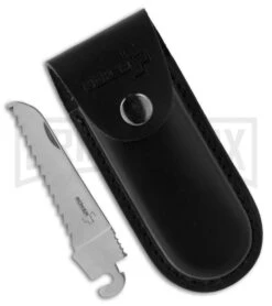 Boker Plus Optima Orange Folding Knife - Satin Plain -OTF Knives Shop boker plus optima orange 01bo104 sheath large