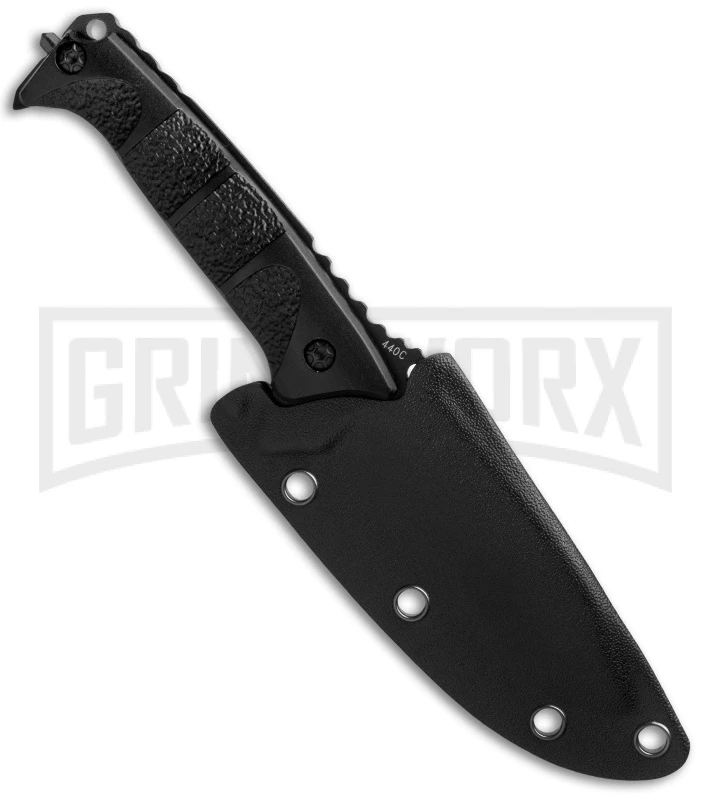 Boker Plus RBB EDC Fixed Blade Knife - Black Plain 2 Boker Plus RBB EDC Fixed Blade Knife - Black Plain - Image 2