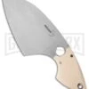 Boker Plus SanYouGo White Fixed Blade Knife - Satin Plain