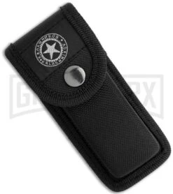 Boker Plus Black Kalashnikov Spear Point Folding Knife - Black Serr -OTF Knives Shop boker plus sheath large