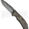 Boker Magnum Sierra Alpha Green Camo G-10 Folding Knife - Stonewash Plain