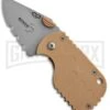 Boker Plus Subcom F Desert Tan Folding Knife - Bead Blast Serr