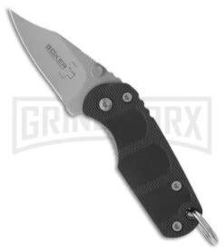 Boker Plus Keycom Keychain Folding Knife - Bead Blast Plain