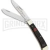 Boker Tree Brand Trapper Black Jigged Bone Pocket Knife