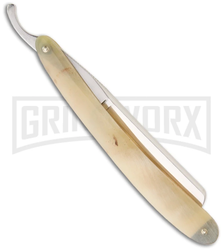 Boker Rasiermesser Silver Steel Straight Razor Blade 140511 (Micarta Handle) 2 Boker Rasiermesser Silver Steel Straight Razor Blade 140511 (Micarta Handle) - Image 2