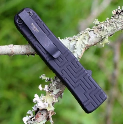 Boker Plus OTF Blackout Black Aluminum (3.5 " 154CM Blk) 06EX263 -OTF Knives Shop image 90563.1572887866