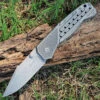 Boker Plus Scoundrel Framelock, 01BO760, VG-10 Steel, Gray Titanium Handles
