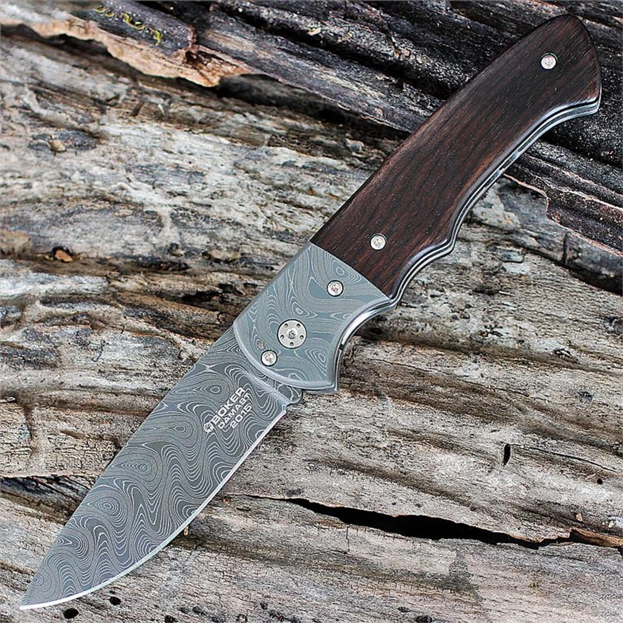 Boker 2015 Annual Damascus Collector's Folding Knife, Armin Design, 1132015DAM 1 Boker 2015 Annual Damascus Collector's Folding Knife, Armin Design, 1132015DAM