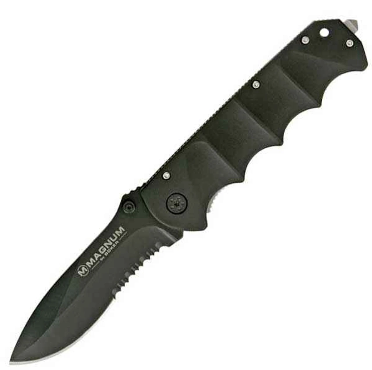 Boker Magnum Stealth Tactical, 440 Stainless, Aluminum Handle 1 Boker Magnum Stealth Tactical, 440 Stainless, Aluminum Handle