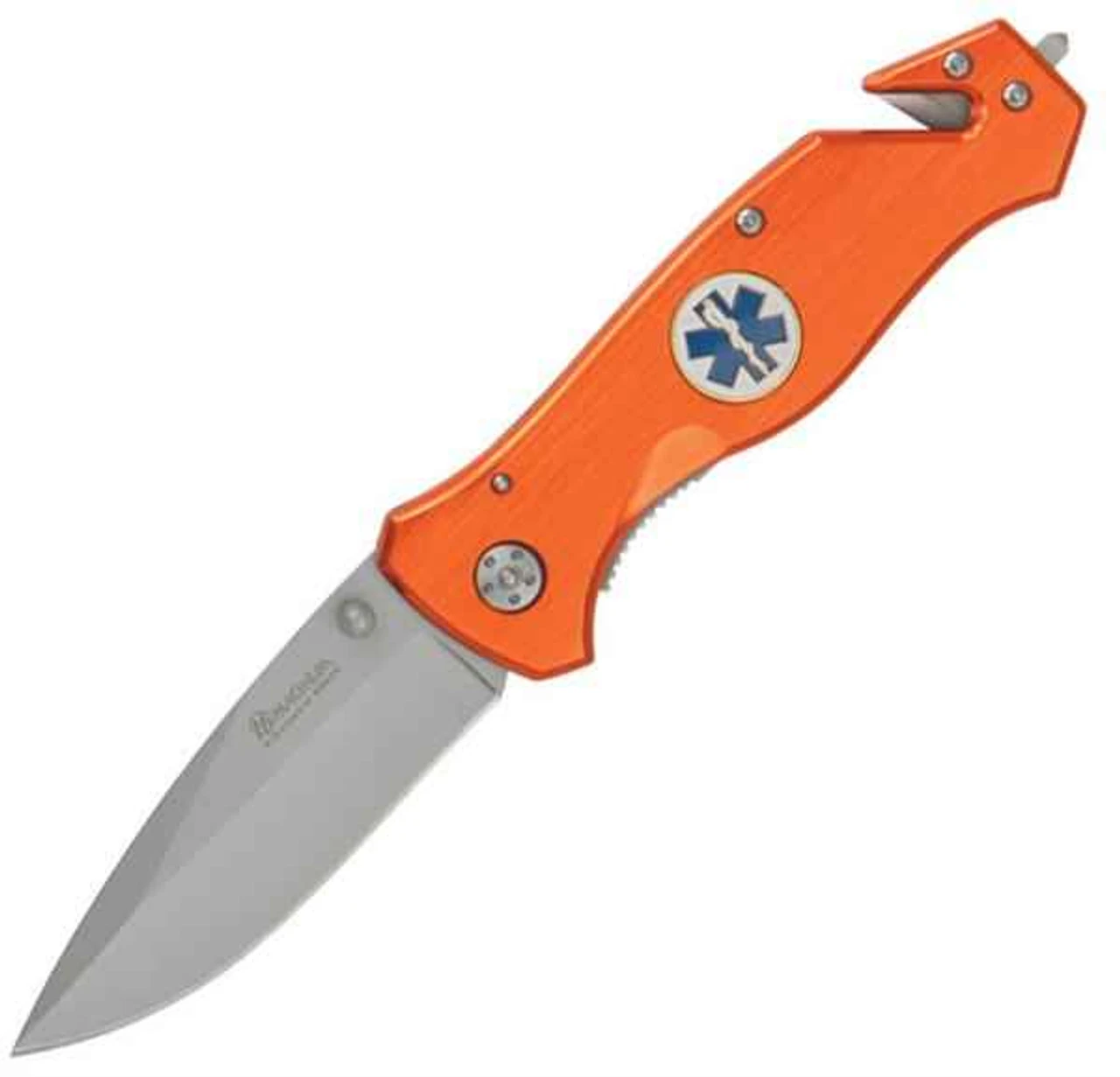 Boker Magnum To Serve And Protect-Medic, 440 Stainless, Aluminum Handle 1 Boker Magnum To Serve And Protect-Medic, 440 Stainless, Aluminum Handle