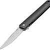 Boker Plus Kwaiken Flipper, 3.5" VG-10 Blade, Carbon Fiber Handles