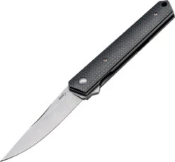 Boker Plus Kwaiken Flipper, 3.5" VG-10 Blade, Carbon Fiber Handles